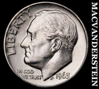 1963-D Roosevelt Dime- Silver- Choice Gem Brilliant Uncirculated Luster #J4560