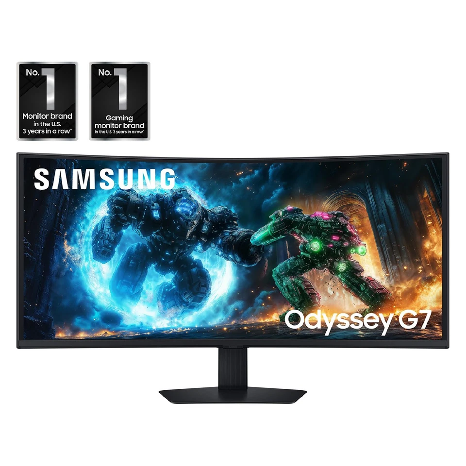Monitor para juegos Samsung Odyssey G7 G75F 40" 4K HDR 180 Hz curvo ultra ancho Foto 3 de 4
