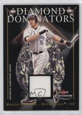 2005 Fleer Platinum Diamond Dominators Gold Jerseys 46/199 Rocco Baldelli nd3