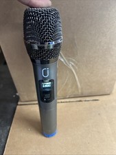 UHF Wireless Handheld Microphone Mic Replacement channels Karaoke, Church 