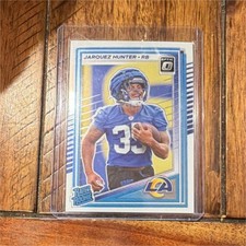 Panini 2025 Donruss Optic Rated Rookie Jarquez Hunter #292 Rams Football