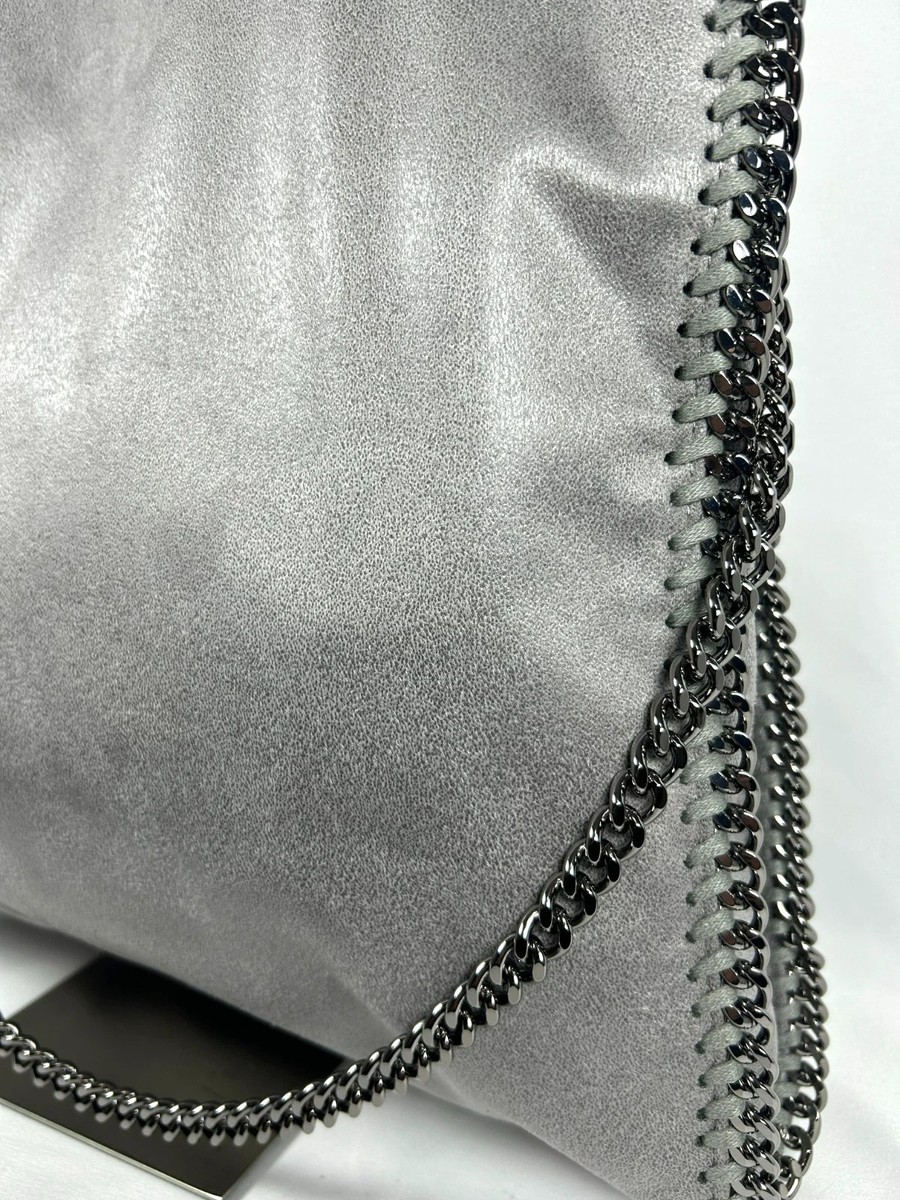 Stella mccartney falabella foldover bag Dark Gray 510440 View 3