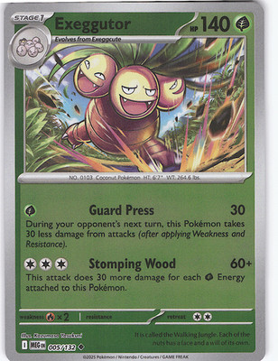 Exeggutor Uncommon ME01: Mega Evolution 005/132 NM
