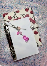 WHITE INSERT / SILVER RINGS COACH Notebook Binder Transition Insert