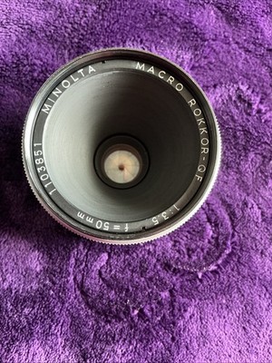 Minolta Macro Rokkor -QF 1:3.5 F=50mm Lens