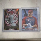 Topps 2019 Mike Trout Corner Stones 2 Card Lot Angels Baseball