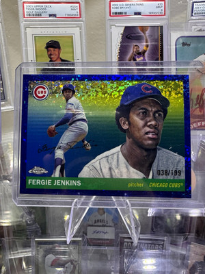 Topps 2025 Chrome Platinum Anniversary Fergie Jenkins Cubs #364 Blue /199