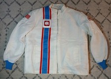 L 1970s Vintage Ingersoll Rand Racing Team NASCAR Jacket Lined Pit Jacket USA