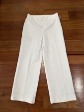 ecru BRAND Sz 4 White Straight Leg Trousers Pants Work Casual Wear NWT