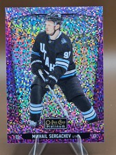 2024-25 O-Pee-Chee Platinum #181 Mikhail Sergachev Violet Pixels #/299