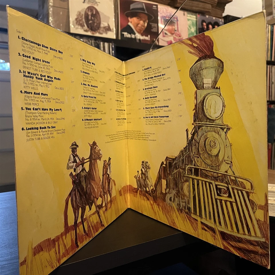 EXC 2 LP~VARIOUS ARTISTS~The GOLDEN ERA OF COUNTRY AND WESTERN HITS~1950-1966~ - Image 3 of 4