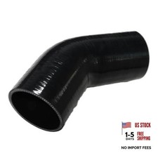 Automotive Silicone Tubing, ID 4" 102mm 45 Degree Elbow, 4" 102mm Black