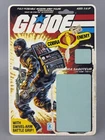 GI Joe 1984 Cobra Saboteur Firefly Full Uncut Cardback 32 Back File Card