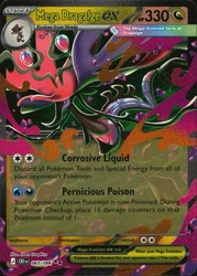 Mega Dragalge EX 065/086 Chaos Rising Double Rare Pokemon Card