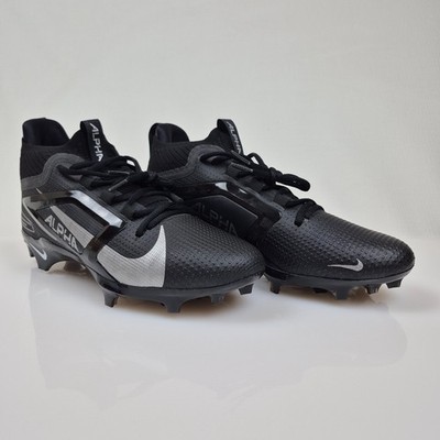 Size 10 Nike Alpha Menace 4 Elite Football Cleats Black FD7036-002