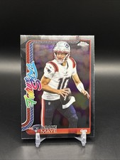 2025 Topps Chrome Football NFL Drake Maye Future Stars #FS-7 New England Patriot
