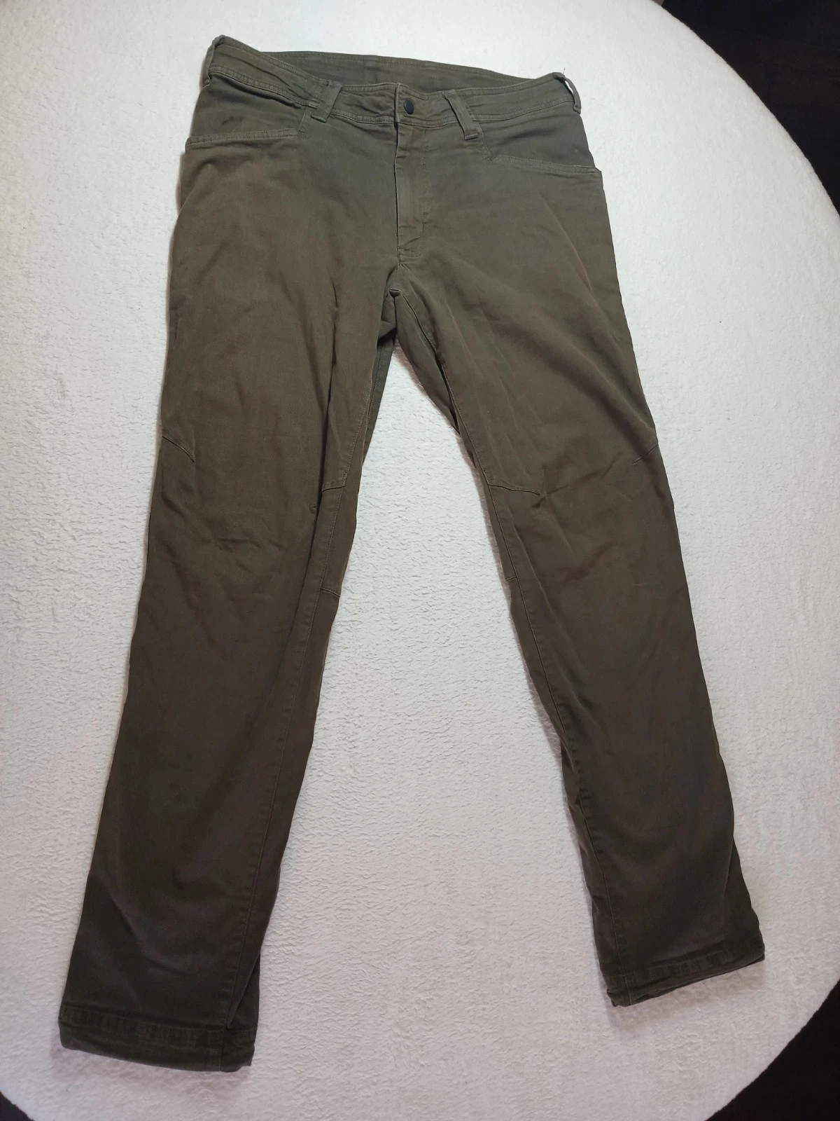 The North Face Men's Cargo Green Hiking Trail Pants Size 34 Outdoor Fish