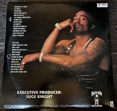 2pac TUPAC / All Eyez On Me 1996 US Original 4LP Vinyl Death Row