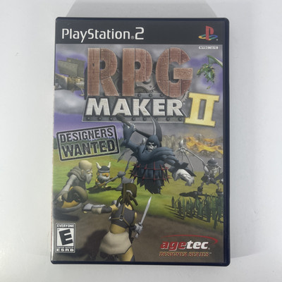 RPG Maker II (Sony PlayStation 2) CIB, Tested & Working 