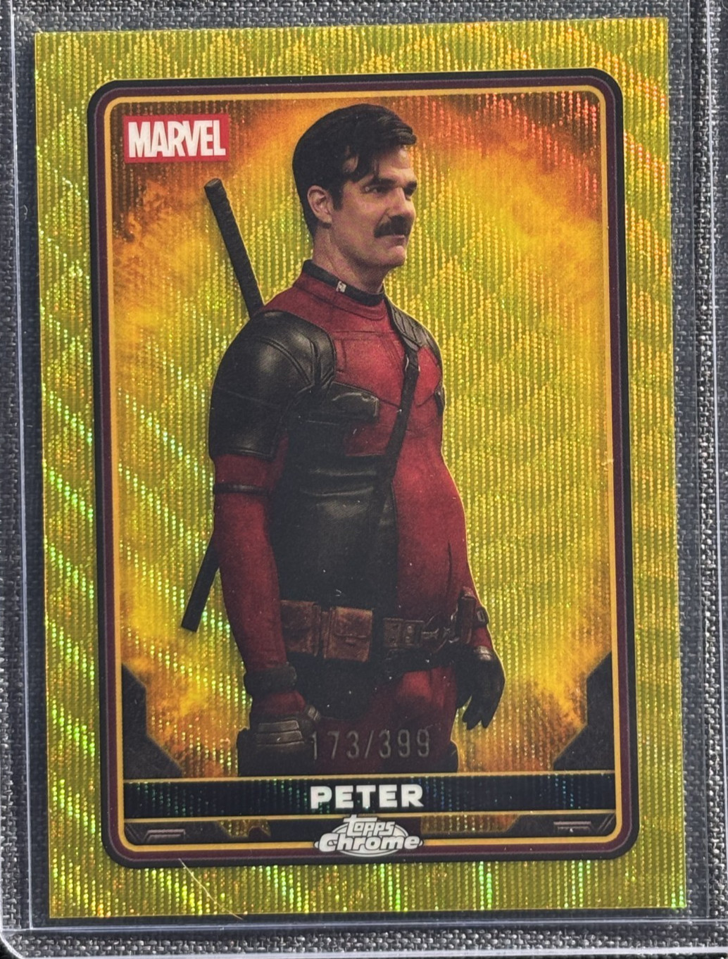 2025 Topps Chrome Deadpool - PETER Yellow Refractor /399