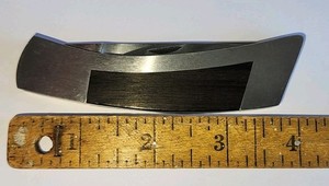 Vintage Gerber Dual-Blade Knife Wood Inlay Handle Fabulous Condition All Offers 