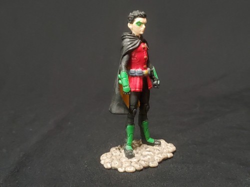 2015 Schliech DC Comics Batman vs Robin Promo Damian Wayan 3.5" Toy Figure - Picture 6 of 6