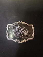 Elvis Felton Jarvis Guitar Man 1981 Promo Belt Buckle / Direct From Memphis 