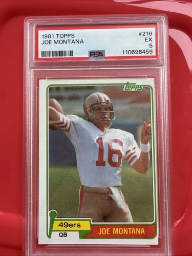 1981 Topps - Joe Montana #216 (RC) EX 5