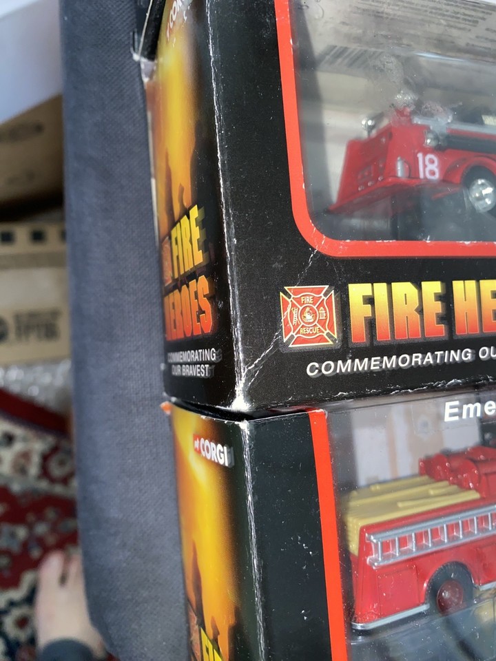 Camion De Pompiers Corgi Fire Heroes 1/50 – American La France 700 Close Cab Elkhart – France
