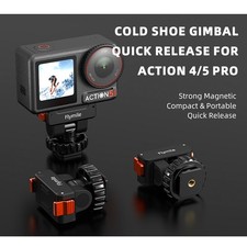 Quick Release Magnetic Cold Shoe Mount Adapter for DJI Action 4/5 Pro Camera