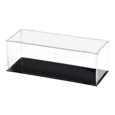 Acrylic Clear Display Case Box Dustproof Protection Showcase Show Box 30x10x10cm