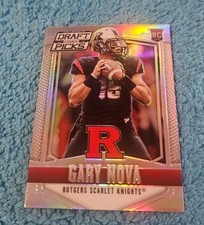 2015 Panini Prizm Draft Picks Gary Nova Nutgers Silver Prizm #185