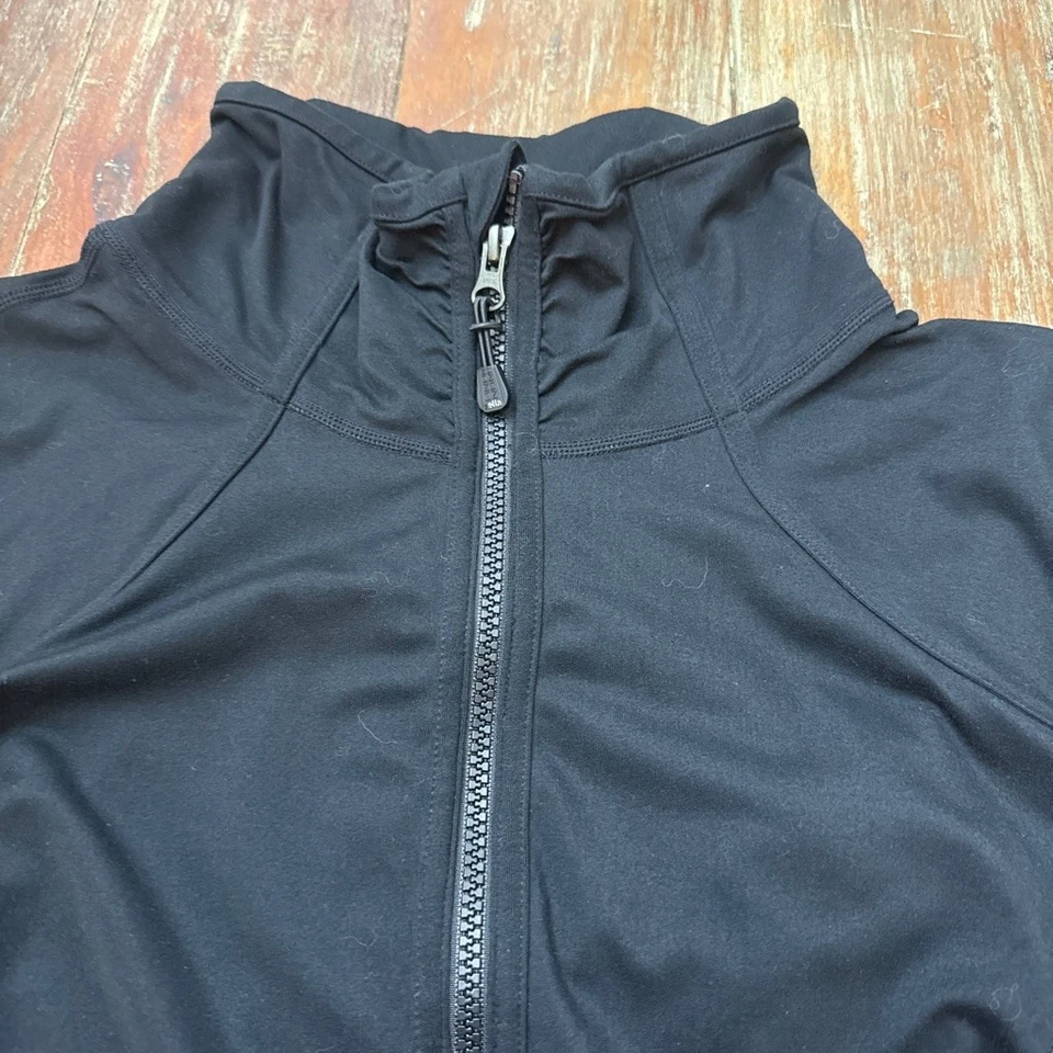 Women's Zella Black Full-Zip Active Jacket 3X - Image 2 of 4