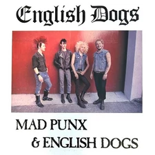 ENGLISH DOGS Mad Punx & English Dogs LP PUNK ROCK Hardcore COMPILATION Color Wax