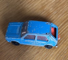 Majorette volkswagen golf car. Blue.