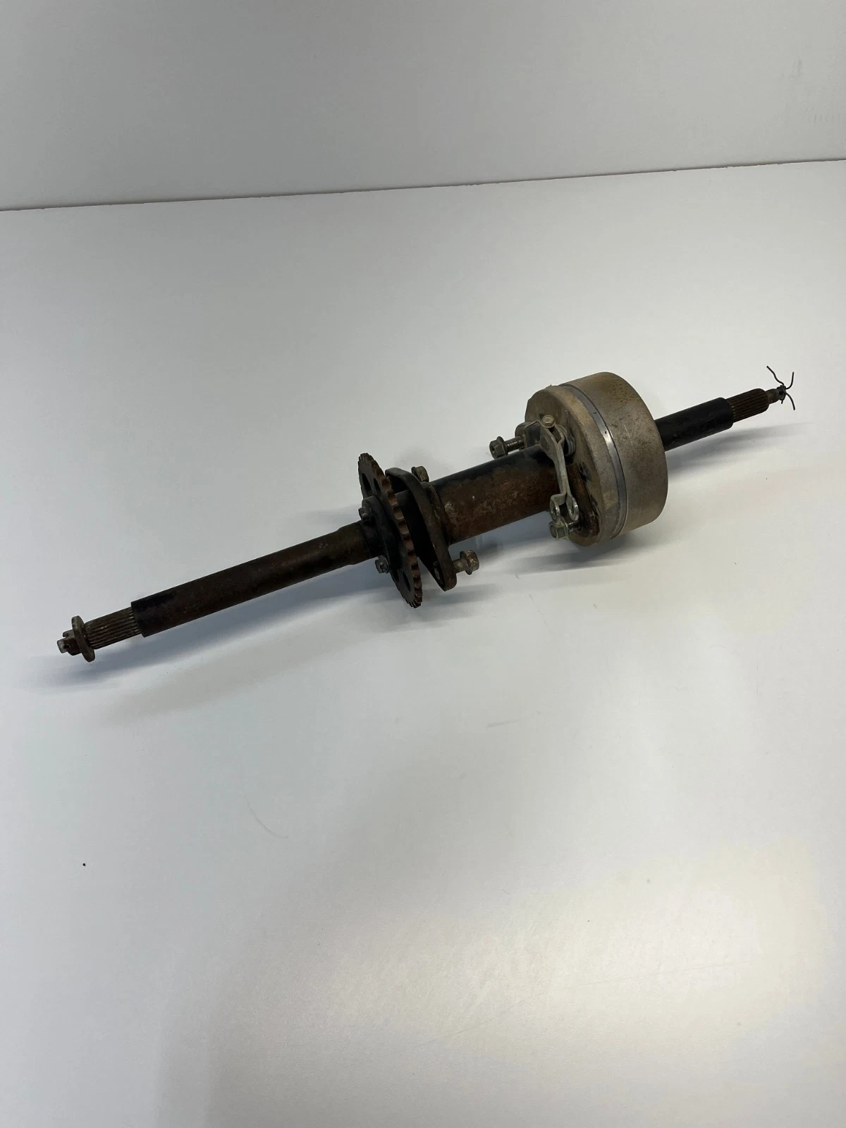 03 Polaris Sportsman 90 2 Stroke OEM Rear Axle Brake Sprocket Carrier