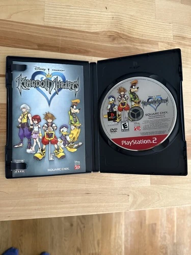 Kingdom Hearts (Sony PlayStation 2, 2002) Complete in Box, EUC