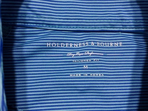 HOLDERNESS & BOURNE Arizona Biltmore 1/2 Zip Pullover Dry Lux Performance Medium - Picture 2 of 11
