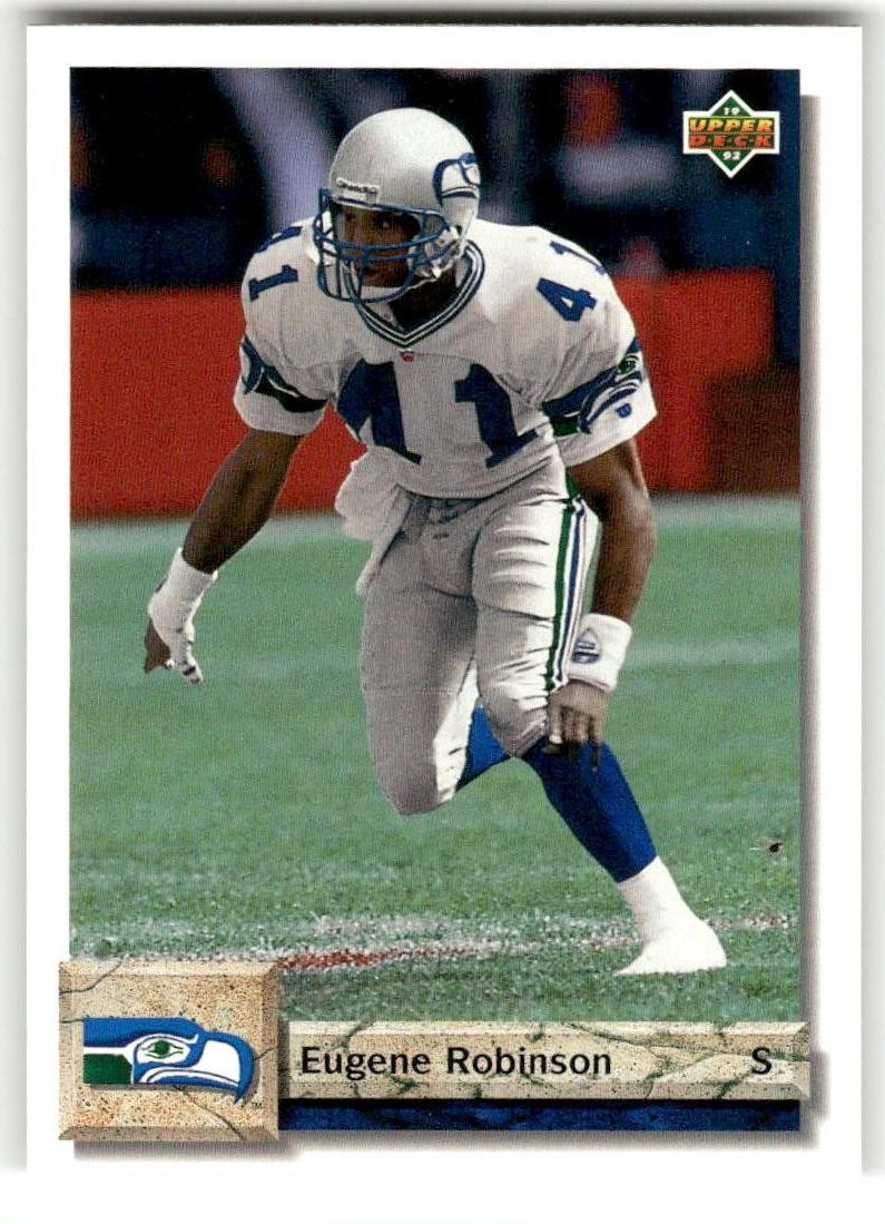 1992 Upper Deck #335 Eugene Robinson Seattle Seahawks Football Card