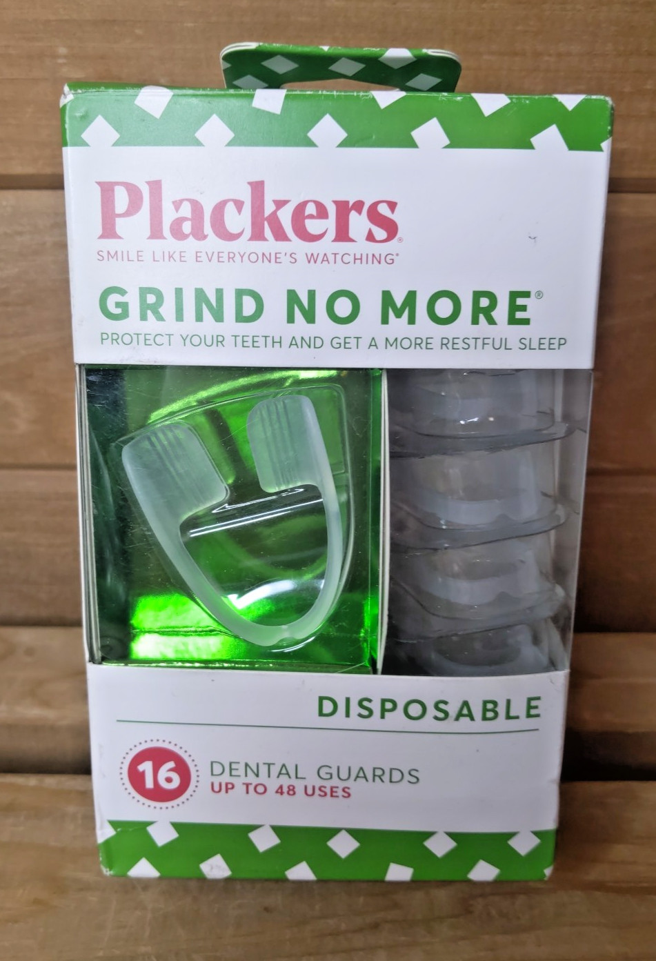 Plackers Grind No More Dental Night Guard for Teeth Grinding 16 Count