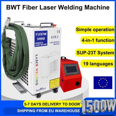 CHINACNCZONE 1500W 4IN1 Handheld Fiber Laser Welder schweißgerät Cutting Cleaning Machine