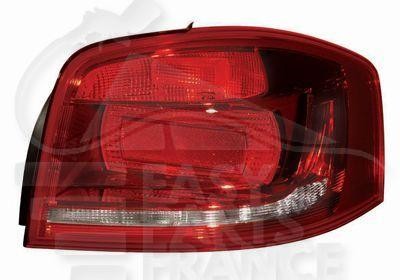 Feu arrière-droit noir Audi A3 3 portes phare de rechange phase 2 et restylée
