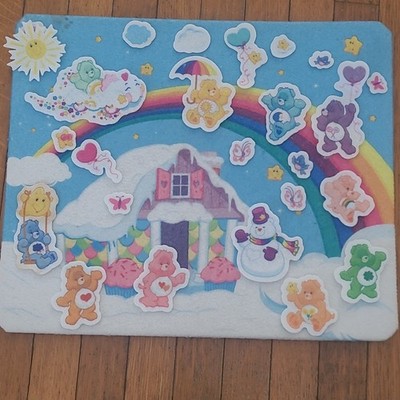Colorforms Care Bears Colorfelts Play Board Set 2005 MPN 1241