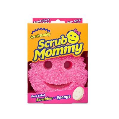 Scrub Daddy Scrub Mommy Dual-Sided Scrubber + Sponge: Foam Material