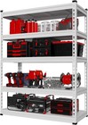 Metal Shelving Unit 5-Level Garage Shelving Metal Storage Racking Garage Storage