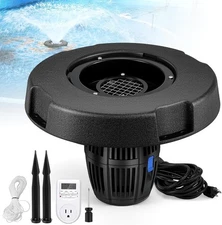 Pond Fountain Aerator, 5000GPH Floating Fountain Pump for Large Pond, 33FT CORD
