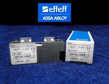 effeff 118E590-A71 Elektrischer Türöffner, 10-24V AC/DC, 1mm versetzte Bohrungen