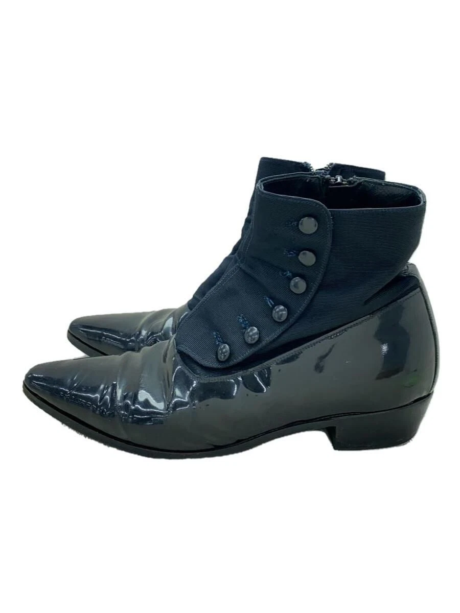 Christian Dior autres bottes à talons boutons 40 émail noir occasion