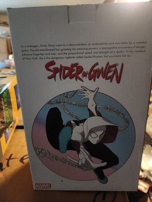 Marvel NECA Head Knocker Spider-Gwen Figur - Handbemalt, Ca. 20 Cm, Aus PVC
