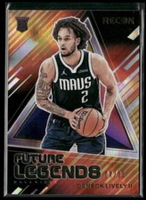 2023-24 Recon Basketball Dereck Lively II Future Legends /25 Rookie RC Mavericks